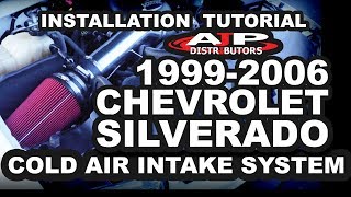 19992006 CHEVROLET SILVERADO COLD AIR INTAKE INSTALL  AJP DISTRIBUTORS [upl. by Aiyotal520]