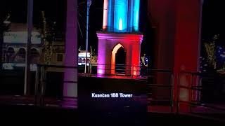 Kuantan 188 Tower  beautiful night viewing [upl. by Oihsoy]