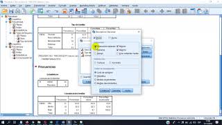 analisis de datos descriptivos spss [upl. by Ingaberg]