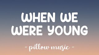 The Killers  When You Were Young Lyrics [upl. by Horodko338]