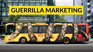 Guerilla Marketing  Unconventional Marketing Strategy  Needs Lot Of Creativity [upl. by Even]