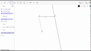 Constructing a rhombus using geogebra [upl. by Phalan]