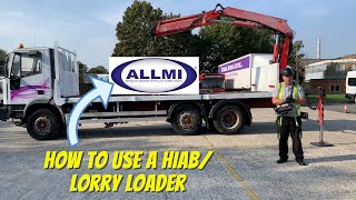 ALLMI Lorry loader training Lifting techniques 🚛🏗 [upl. by Atir389]