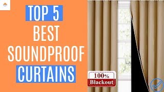 5 Best Soundproof Curtains 2024 That Really Work [upl. by Emoryt780]