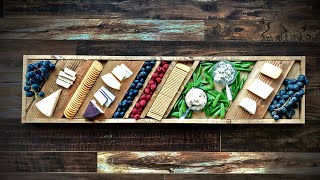 EASY Scrap Wood Grazing Board or Charcuterie Board [upl. by Refanej]