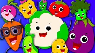 Ten Little Vegetables  Learn Vegetables  Nursery Rhymes And Kids Songs For Children kids tv [upl. by Grunenwald]