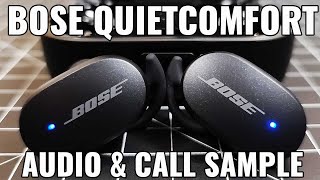 NEW 2020 Bose QuietComfort Earbuds Review Audio and Call Quality Test [upl. by Lauralee]