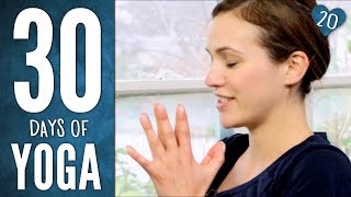 Day 20  Heart Practice  30 Days of Yoga [upl. by Ahsiekyt]