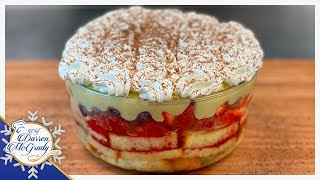 TRADITIONAL ENGLISH TRIFLE  THE PERFECT CHRISTMAS DESSERT [upl. by Melisenda141]