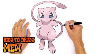 How to Draw Pokemon  Mew [upl. by Landmeier]