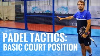 Padel Tactics Basic Court Position [upl. by Saibot]