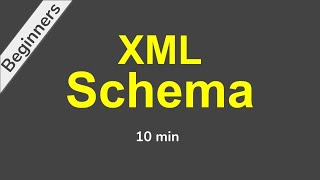 XML Schema XSD Beginner Tutorial with Demo [upl. by Eirhtug]