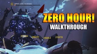 Destiny 2 Zero Hour Guide Complete Walkthrough Gameplay [upl. by Levine]