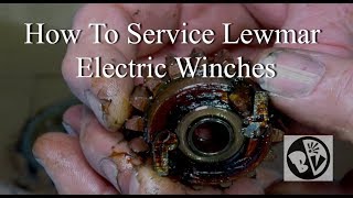 How to service lewmar electric winches [upl. by Yaja]