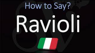 How to Pronounce Ravioli CORRECTLY [upl. by Dukie]