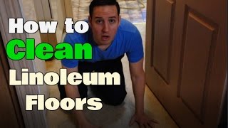 How To Clean Linoleum Floors  Remove Buildup  Clean With Confidence [upl. by Teodorico]