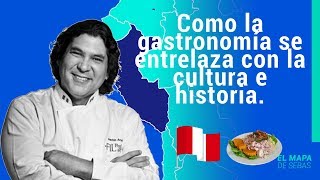 🇵🇪🍽HISTORIA de la GASTRONOMÍA PERUANA en 8 minutos🇵🇪🍽  El Mapa de Sebas [upl. by Dymoke]