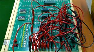 BCD Adder Using IC 7483 [upl. by Kries]