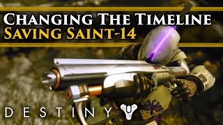 Destiny 2 Lore  Saving Saint14 from the Corridors of Time Season of Dawn Lore [upl. by Ygief]