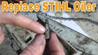 Replace STIHL Oiler A Complete Guide [upl. by Cavit]