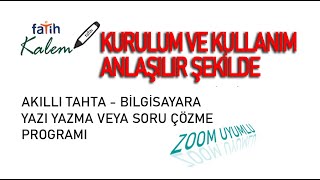 Bilgisayara Akıllı Tahtaya Yazı Yazma Programı  Zoom Uyumlu  Fatih Kalem [upl. by Attaymik]