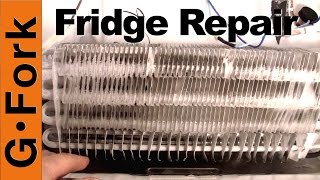 Refrigerator Repair  Freezer Coils Frozen  Refrigerator Is Warm  GardenFork [upl. by Suvart55]