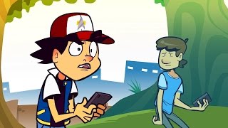 Pokemon Go Logic  Cartoon Animation [upl. by Savil]