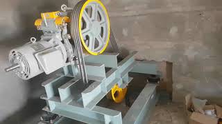 HOW TO INSTALL HYDRAULIC PASSENGER LIFT04HOW ELEVATOR WORK BY GUIDE RAIL amp ROPE GRIBBER ALIGNMENT [upl. by Ysabel]