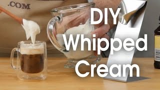 DIY whipped cream in 60 seconds [upl. by Idok]