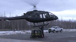 Bell 505 – Utility Cargo Hook Demonstration [upl. by Zaccaria]