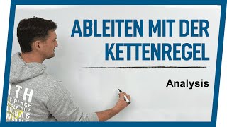 Ableitung Kettenregel Beispiel  Mathe by Daniel Jung [upl. by Annaear]