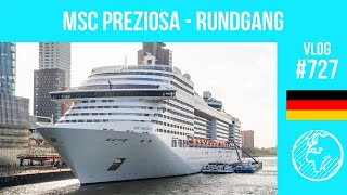 MSC Preziosa  Rundgang [upl. by Apgar939]