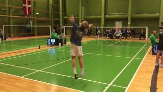 2018 Badminton Danish National Championships U15 HS 18finale [upl. by Alvira252]