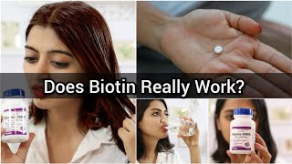 Biotin Hair Growth  Can Biotin Help Hair Grow Faster  My Experience  HeathVit Biotino Review [upl. by Ramled104]