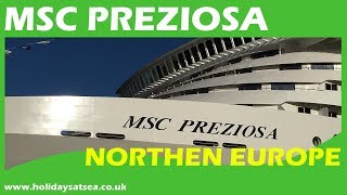 MSC Preziosa ship tour and cruise [upl. by Martelle410]