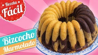 BIZCOCHO MARMOLADO  Receta fácil  Quiero Cupcakes [upl. by Maureen594]