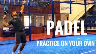 Padel Practice on your own [upl. by Lenuahs]