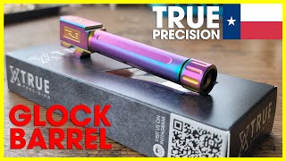 True Precision Fluted Threaded Glock 19 Barrel Gen 3 in Spectrum Chameleon Unboxing [upl. by Nwahser569]