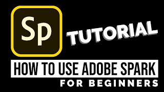 How to Use Adobe Spark Express  Beginners Tutorial [upl. by Nac]