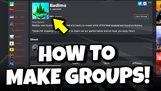 How to Make a PROFESSIONAL Roblox Group [upl. by Tedder]