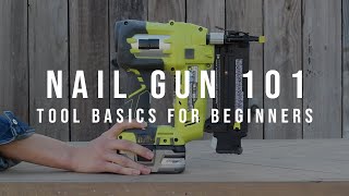 How to use a Brad Nailer  A Beginners Guide [upl. by Latreshia]