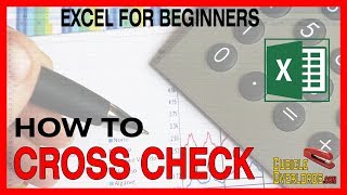 How to cross check your data 1  Microsoft Excel for Beginners [upl. by Davidoff]