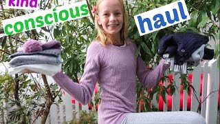 Teens Conscious Haul  Fashion Revolution Week [upl. by Ahcilef]