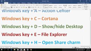 Windows 10 Top Windows key keyboard shortcuts to know and use [upl. by Oppen]