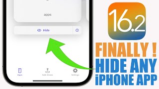 How To HIDE Apps on iPhone from Home Screen amp App Library [upl. by Cilka]