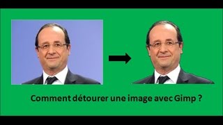 Comment détourer une image avec Gimp [upl. by Alieka951]