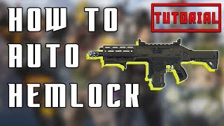 Apex Legends  How To Use Hemlock FULL AUTO Mode Tutorial [upl. by Leuname]