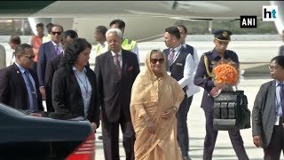 Bangladesh PM Sheikh Hasina arrives in India on a 4day visit [upl. by Gaylene]