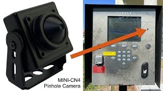 MINICN4 Pinhole Security Camera [upl. by Elda935]