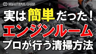 【気軽にお手入れできる！】洗車のプロが行う車のエンジンルームを清掃する方法 [upl. by Fink]